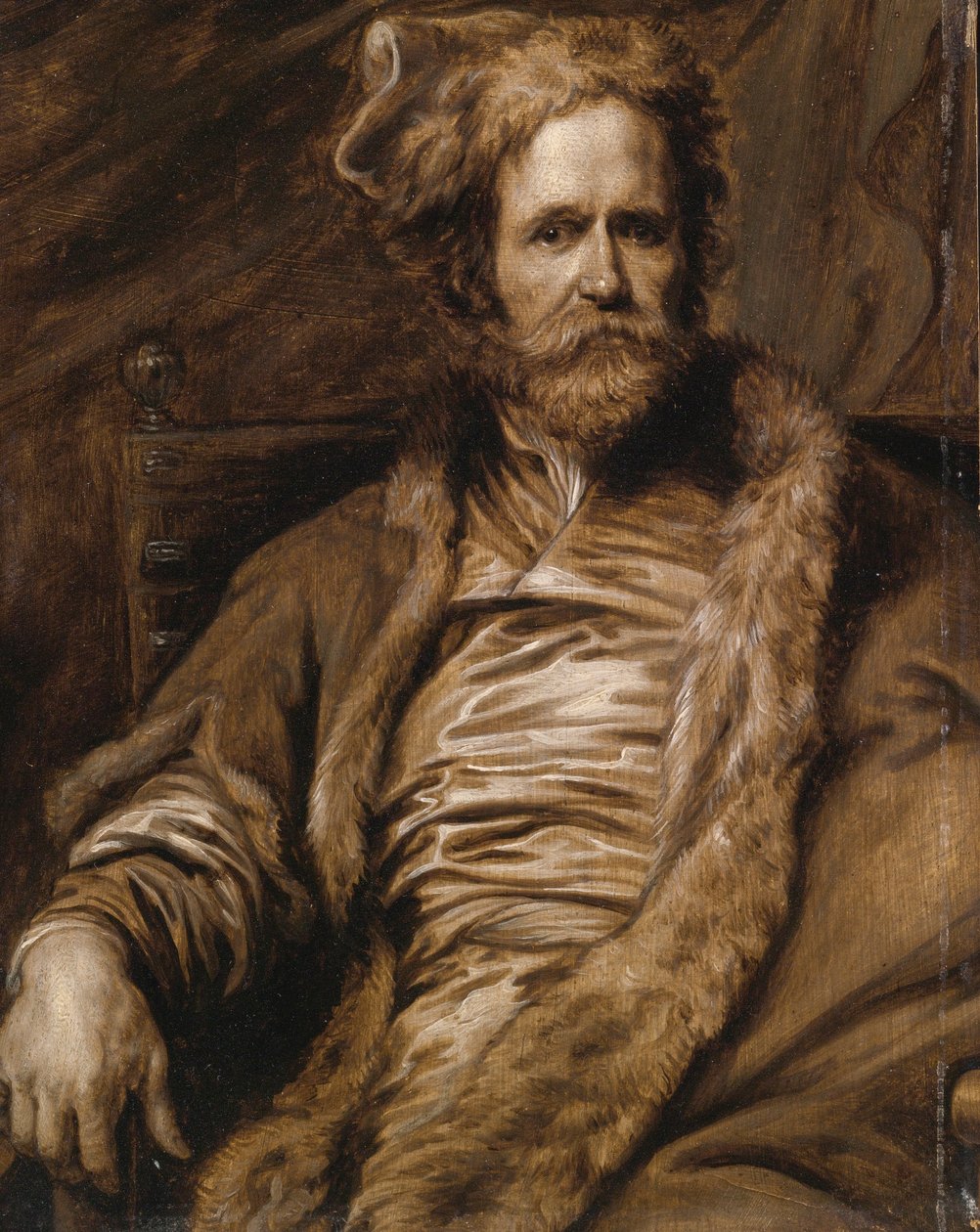 Portrait of Marten Ryckaert (1587-1631) door Anthony van Dyck