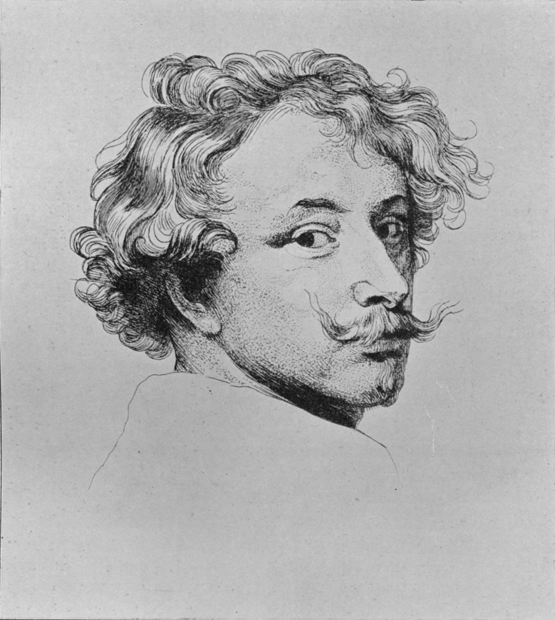 Portret van Vandyck, 1635 door Anthony van Dyck
