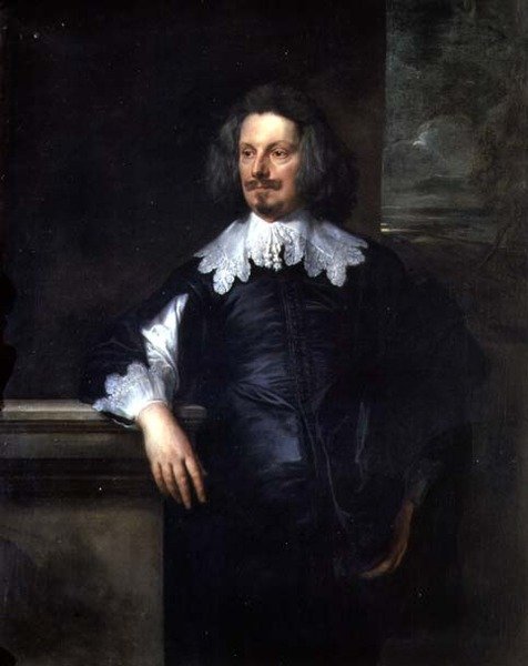 Portret van een heer door Anthony van Dyck