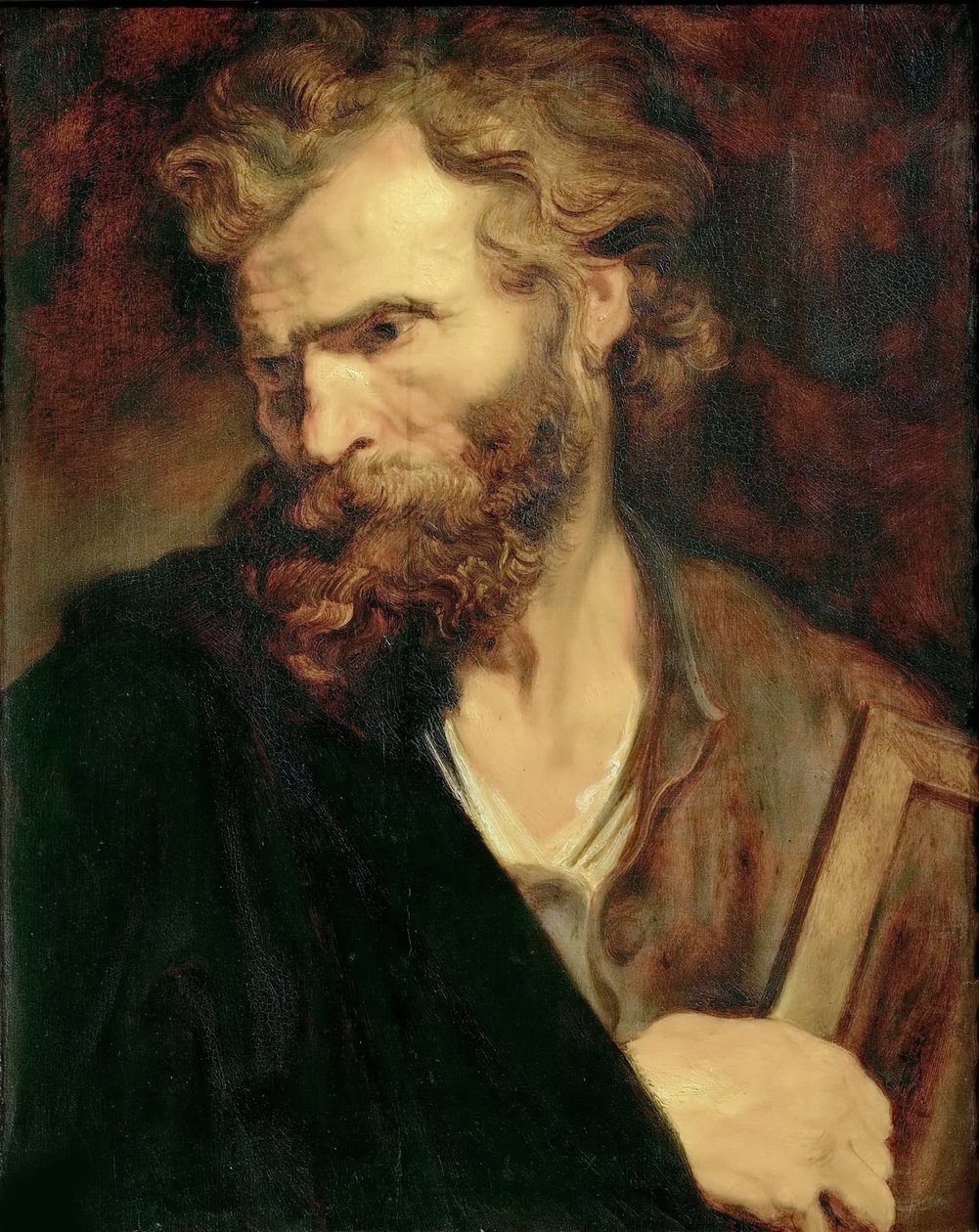 Sint Judas de Apostel door Anthony van Dyck