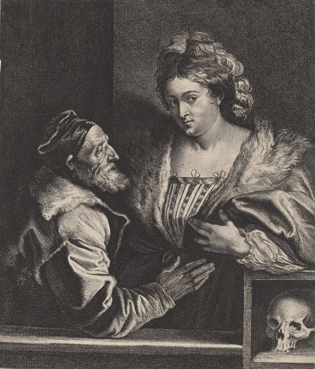 Titiaans minnares door Anthony van Dyck