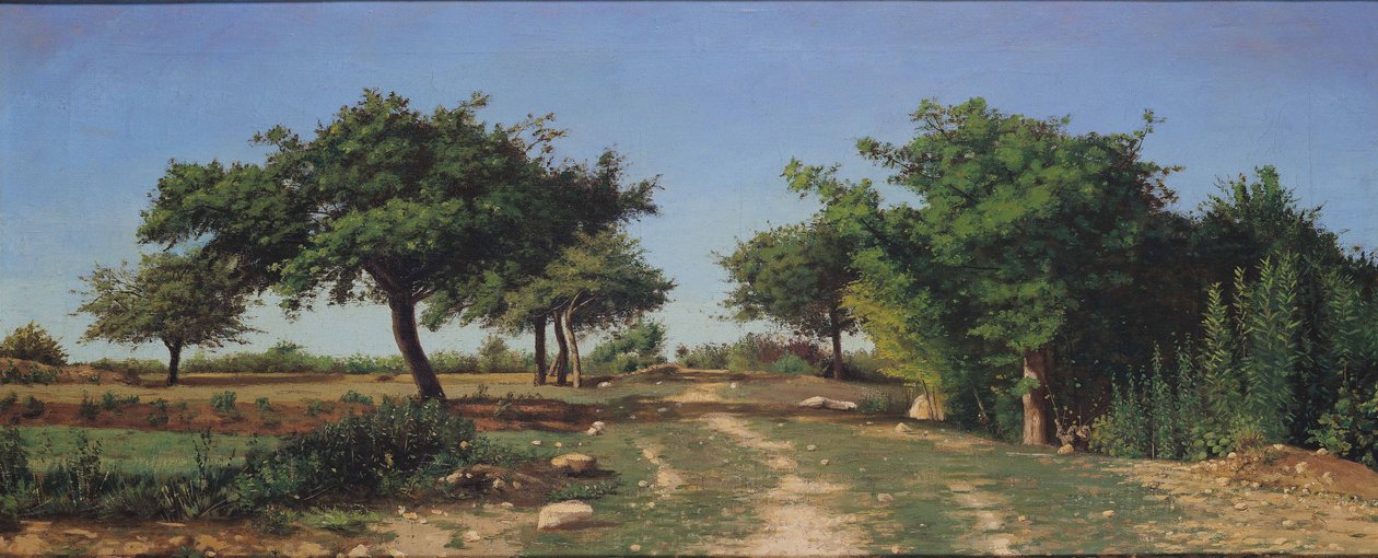 Pad door de appelbomen door Antoine Chintreuil
