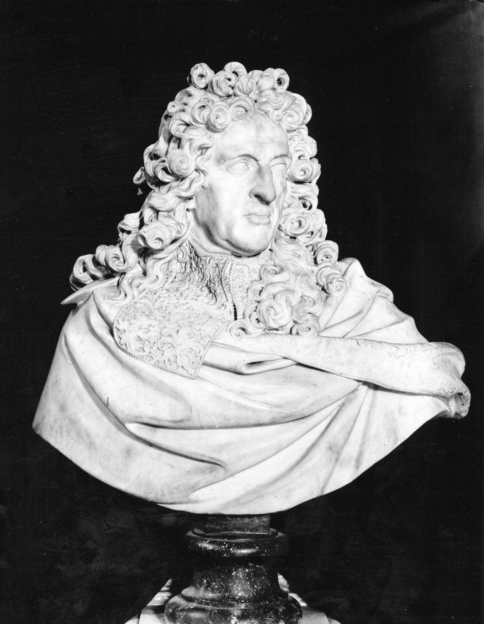 Buste van Andre Le Notre (1613-1700) door Antoine Coysevox