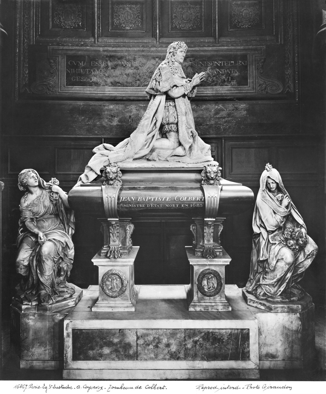 Graf van Jean-Baptiste Colbert de Torcy (1619-83), c.1685-1687 door Antoine Coysevox