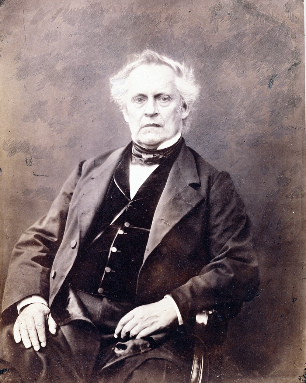 Julius Pluecker (1801-68) door Antoine Francois Jean Claudet