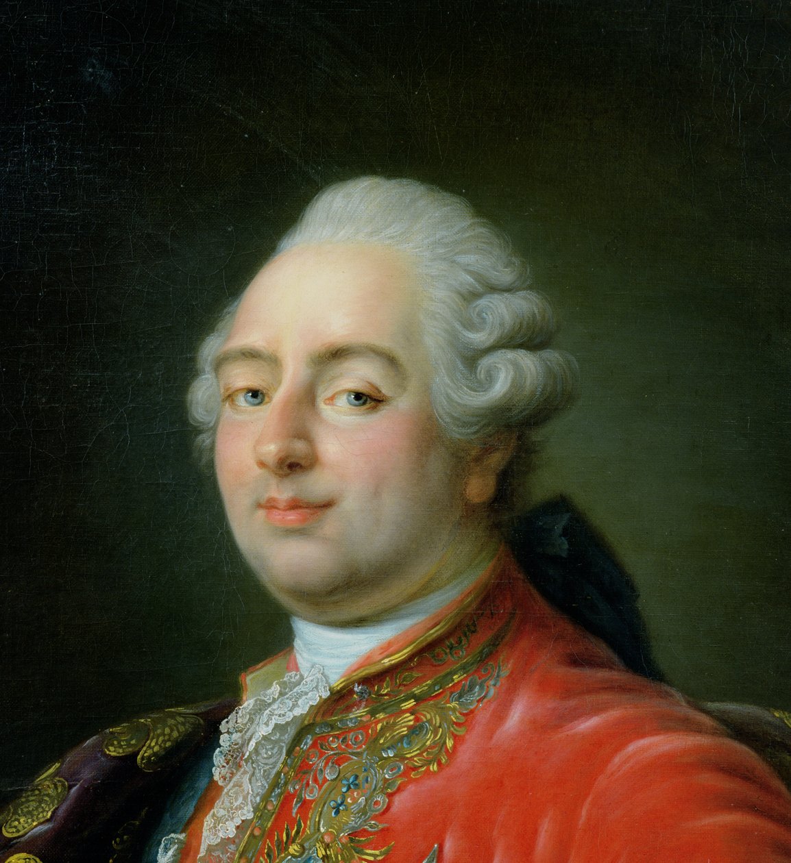 Lodewijk XVI (1754-93) 1786 (detail) door Antoine François Callet