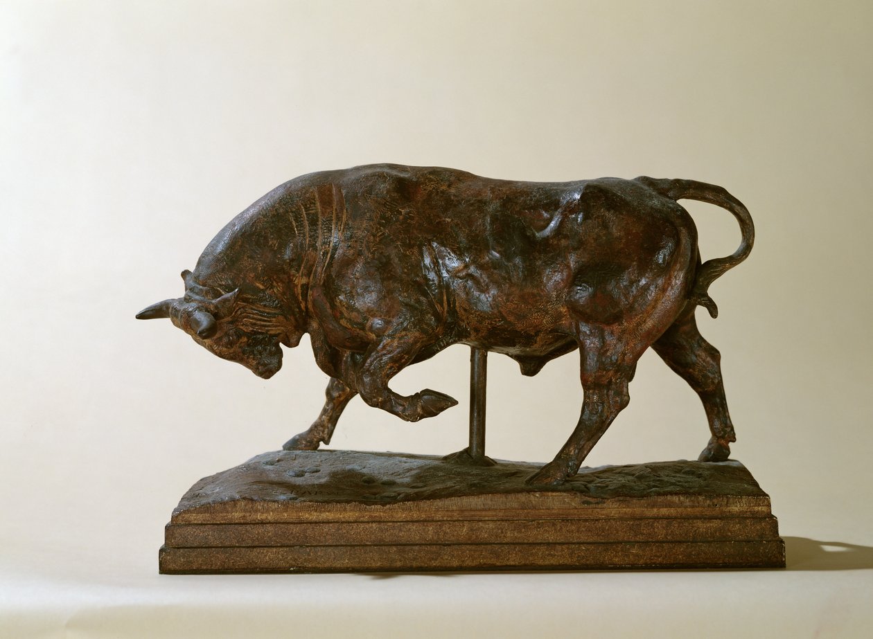 Kleine stier door Antoine Louis Barye