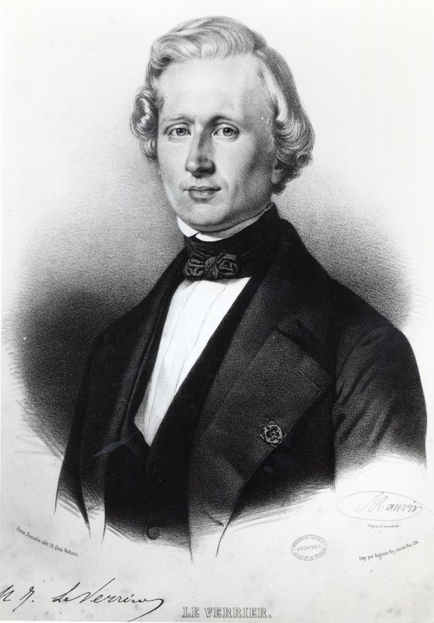Urbain Le Verrier (1811-77) door Antoine Maurin