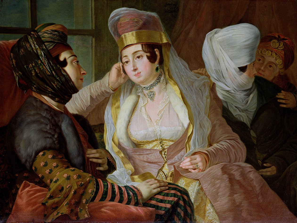 Maltese vrouwen door Antoine de Favray