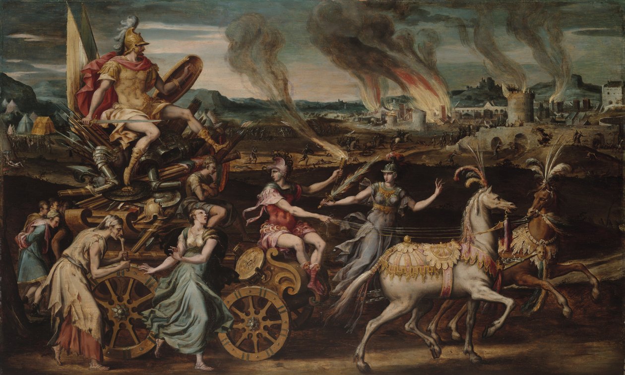De Triomf van Mars door Antoine Caron