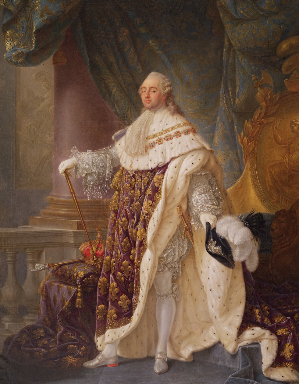 Lodewijk XVI (1754-93) door Antoine François Callet