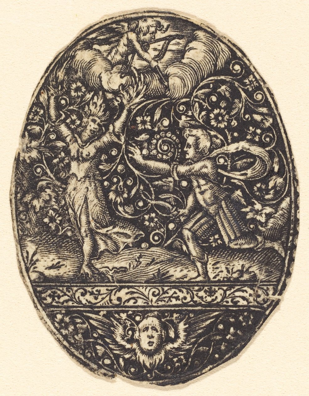 Apollo en Daphne door Antoine Jacquard