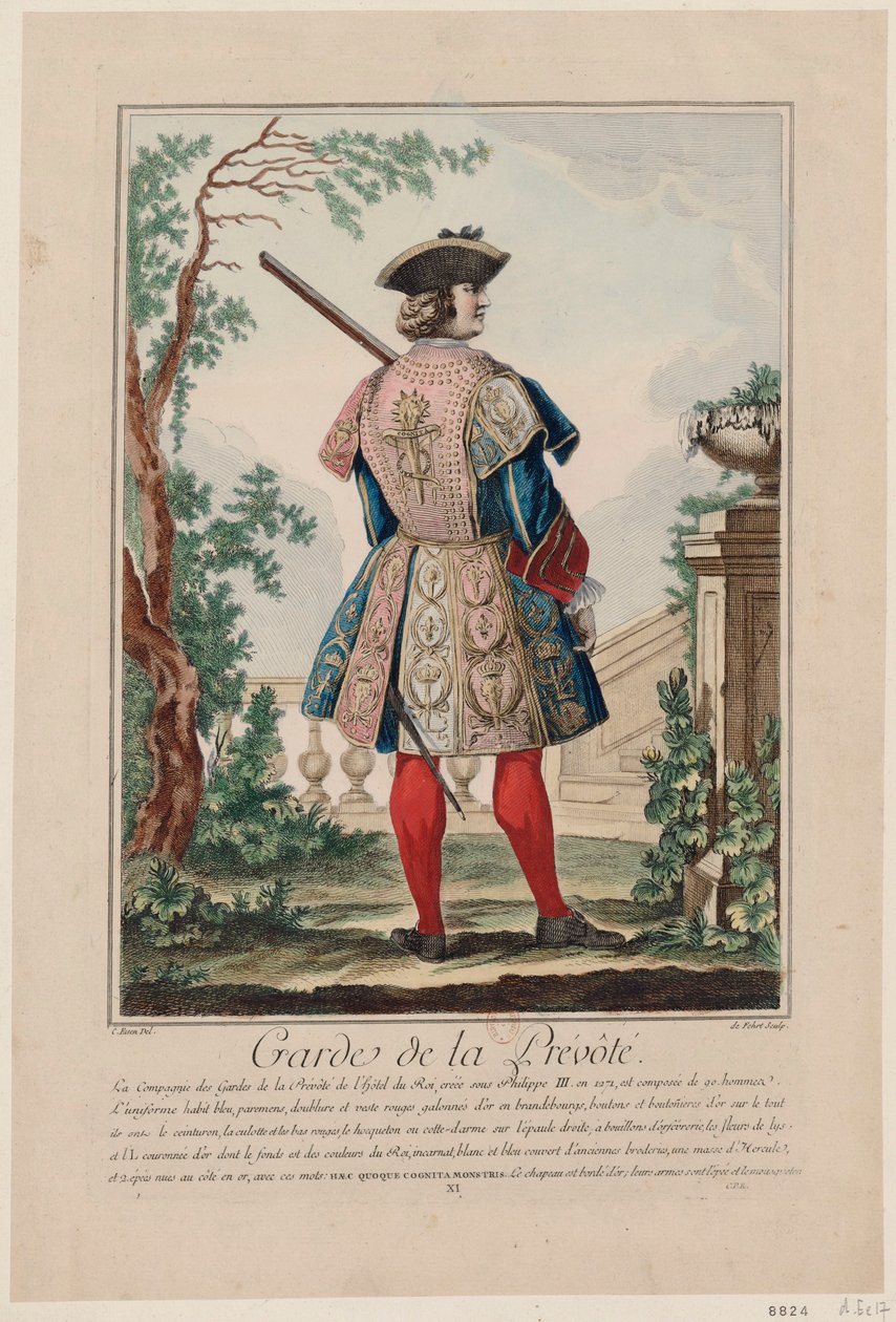 Gardes de la prévôté, 1756 door Antoine Jean De Fehrt