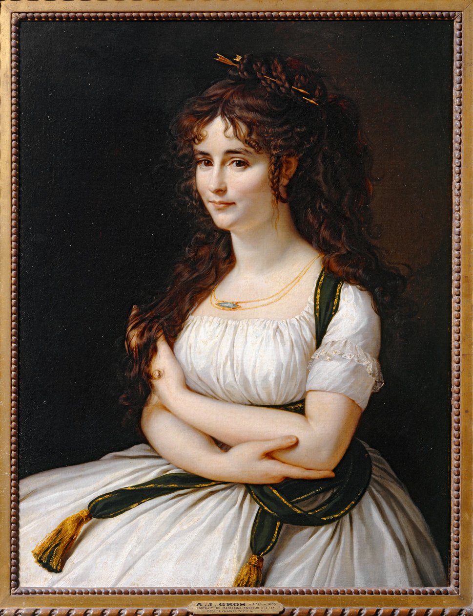 Madame Pasteur, nee Madeleine Alexandre ... door Antoine Jean Gros