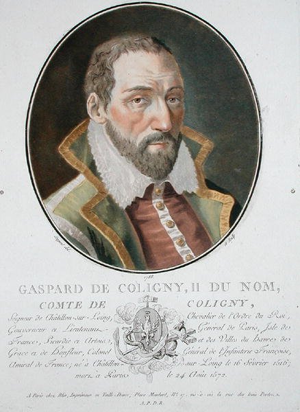 Gaspard (1519-72) Graaf van Coligny door Antoine Louis Francois Sergent Marceau