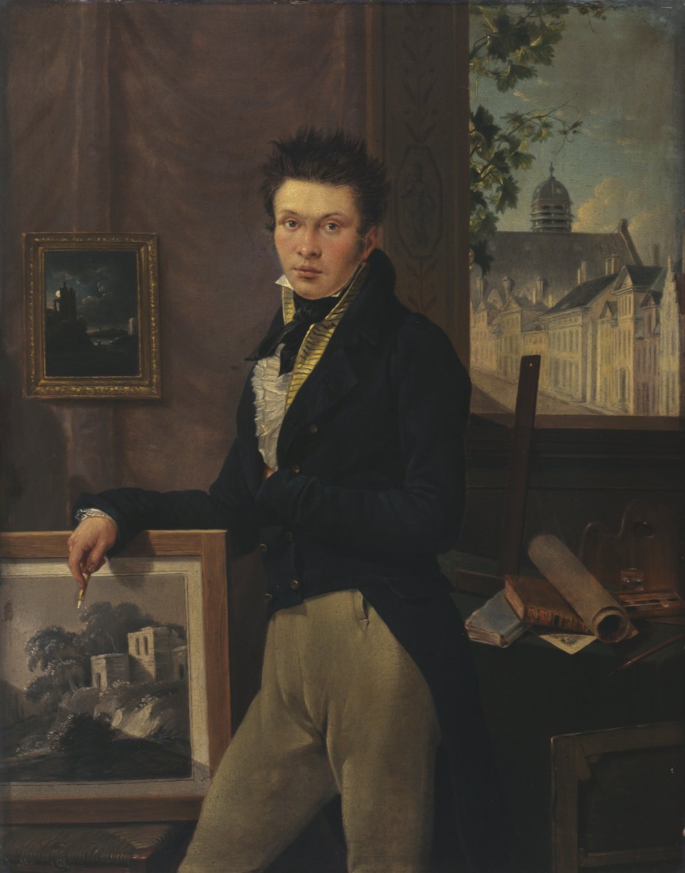 Zelfportret door Antoine Pierre Steyaert
