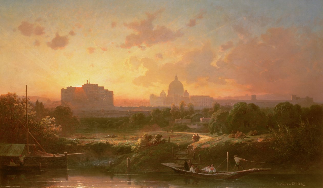 Onbekend schilderij door Antoine Ponthus Cinier