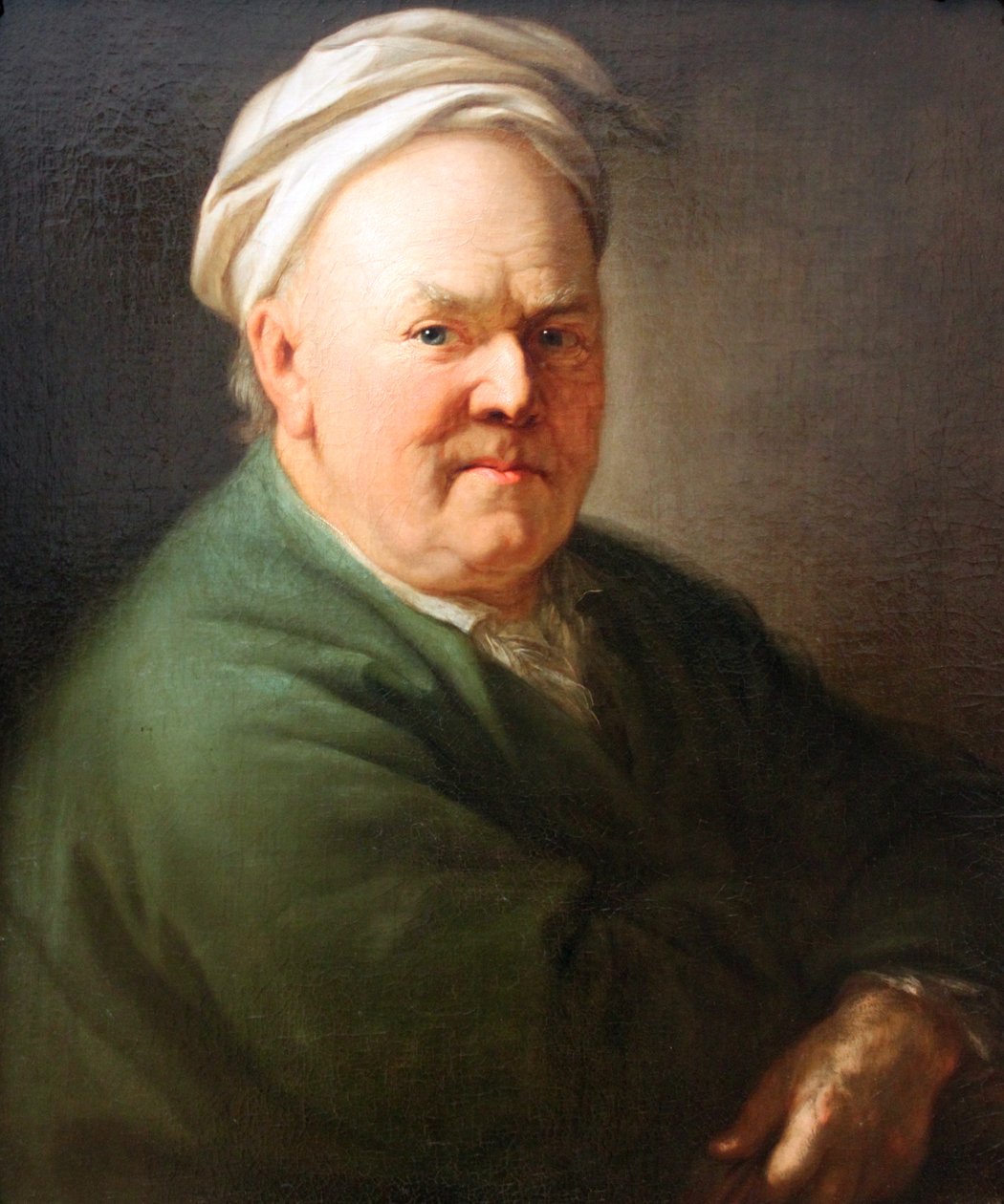Portret van Philipp Daniel Lippert door Anton Graff