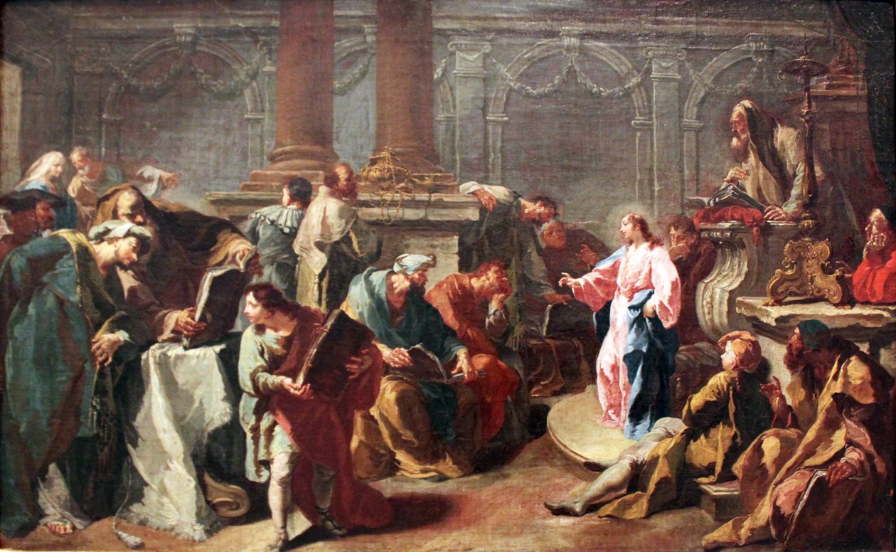 Christus onder de dokters door Anton Kern