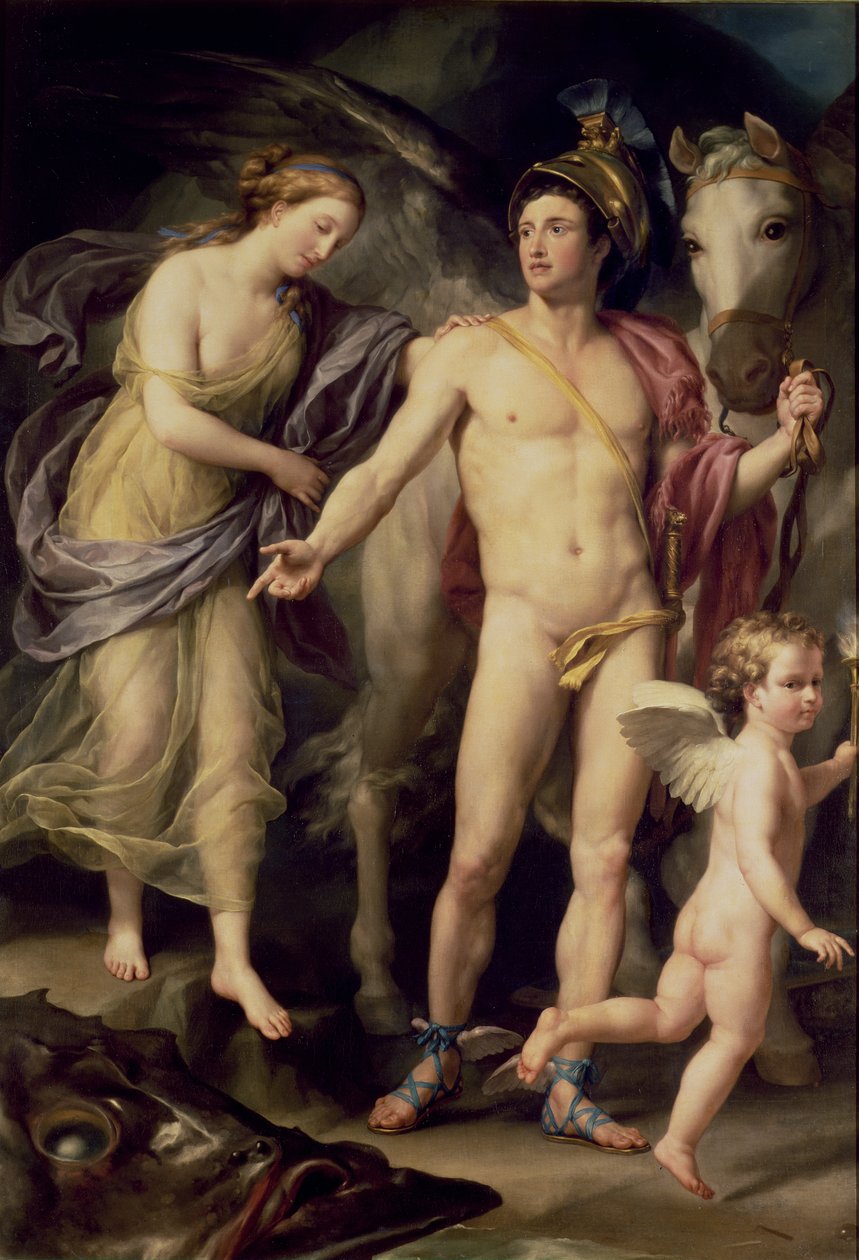Perseus en Andromeda, 1777 door Anton Raphael Mengs