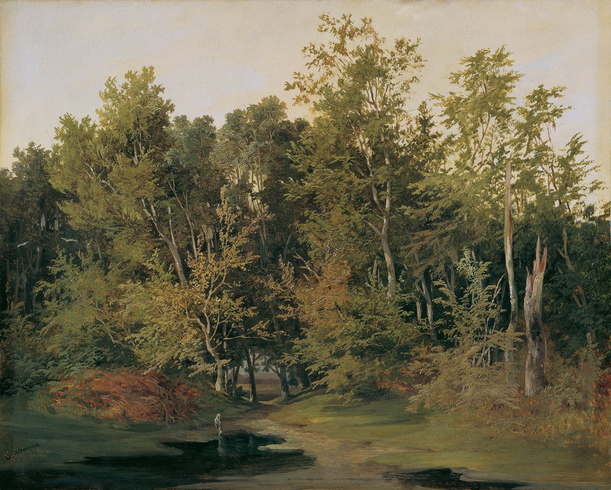 Boslandschap in Neder-Oostenrijk door Anton Altmann d. J.
