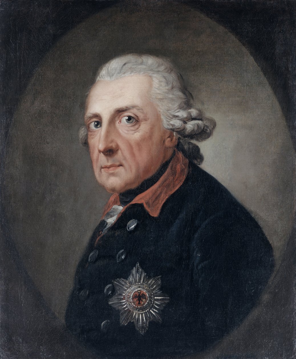 Frederik de Grote door Anton Graff