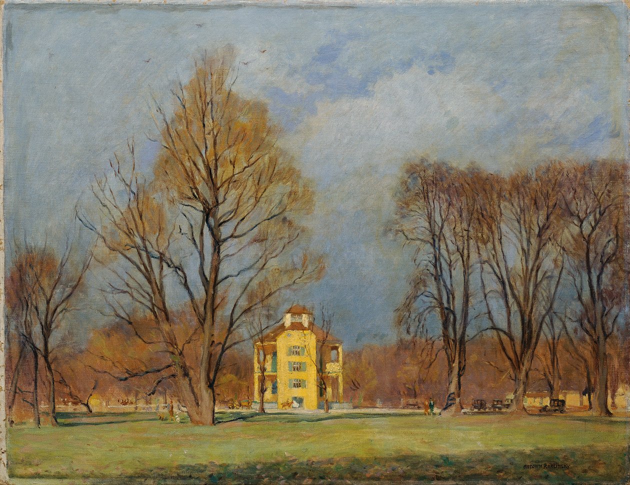 Lusthuis in de Prater door Anton Hans Karlinsky