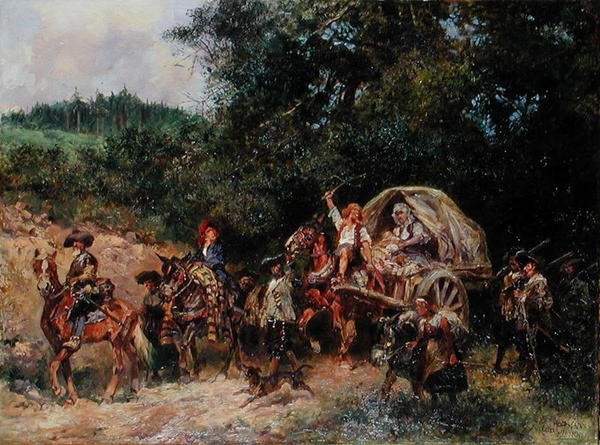 Volgers van het Kamp, c.1900 door Anton Hoffmann