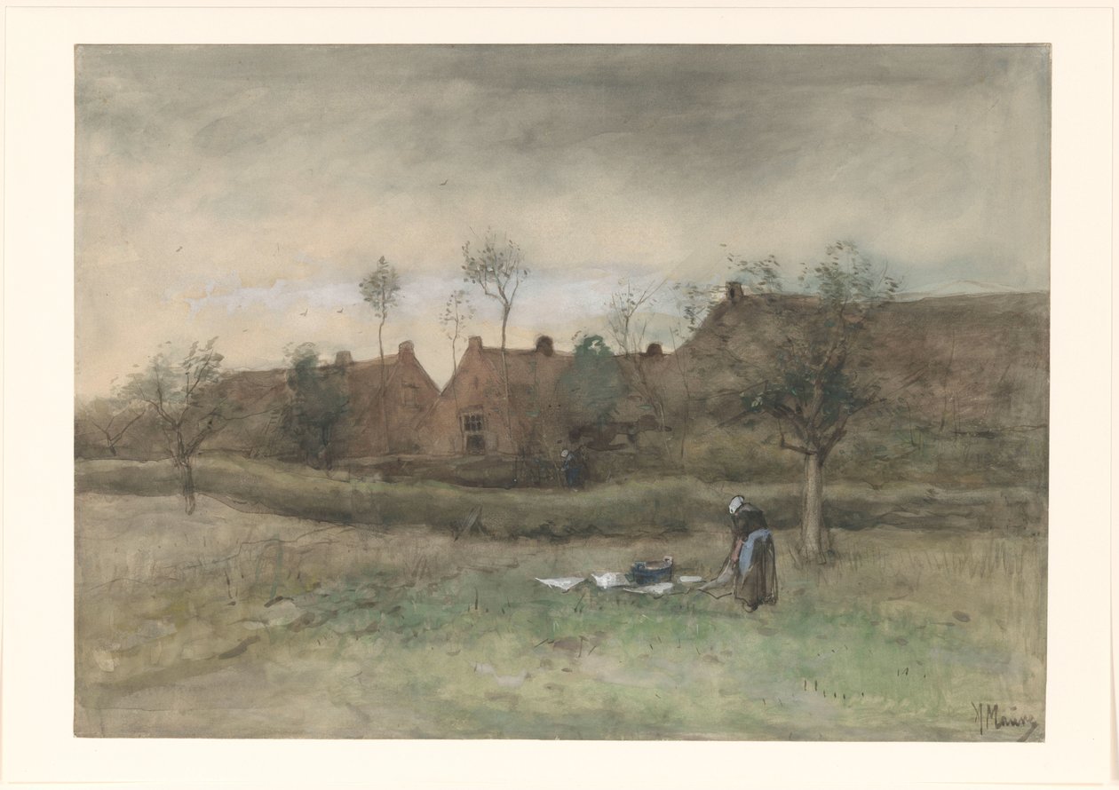 Bleekveld door Anton Mauve
