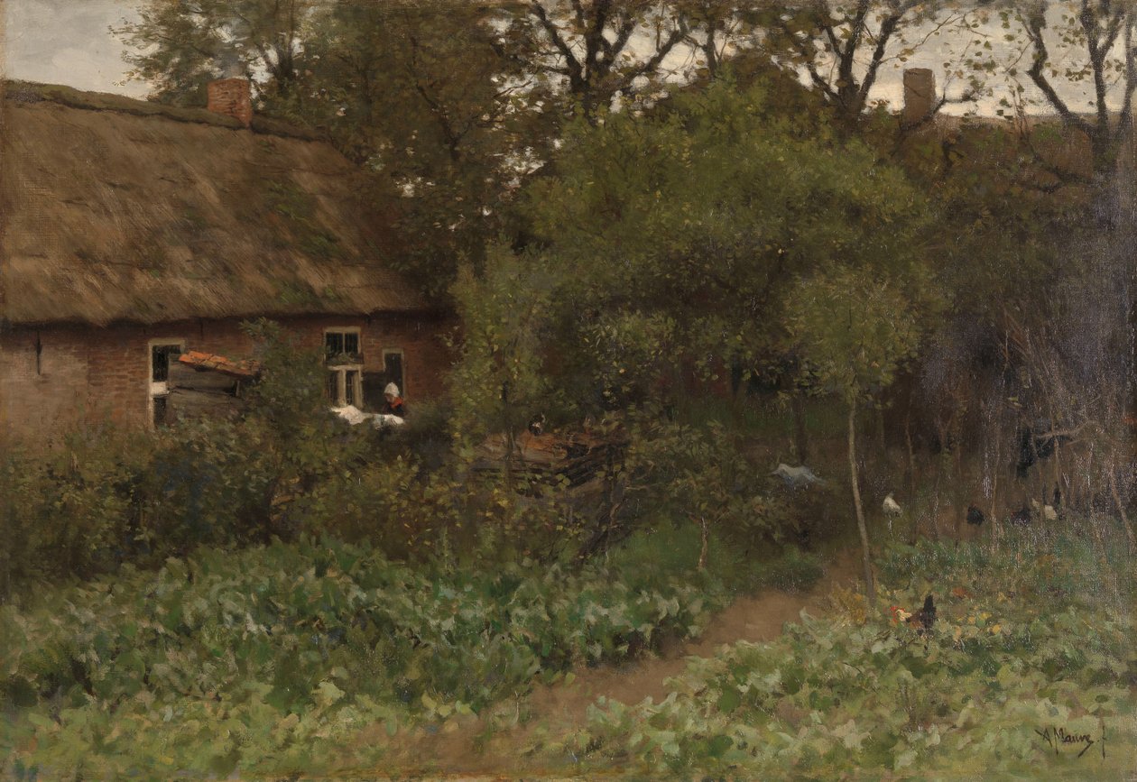 De moestuin door Anton Mauve