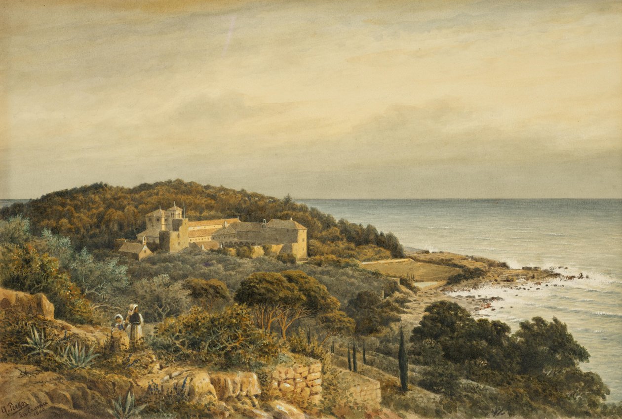 Lacroma in Dalmatië door Anton Perko
