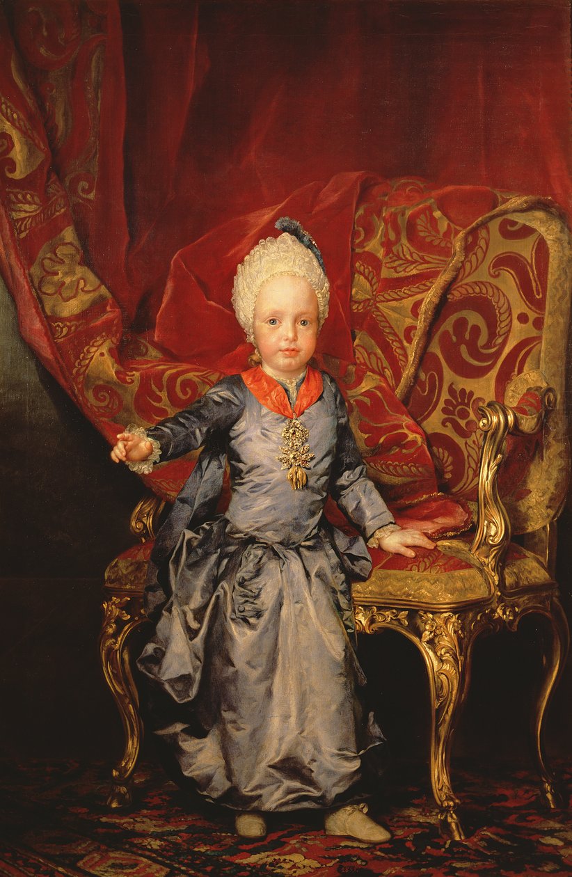 Aartshertog Frans van Oostenrijk door Anton Raphael Mengs
