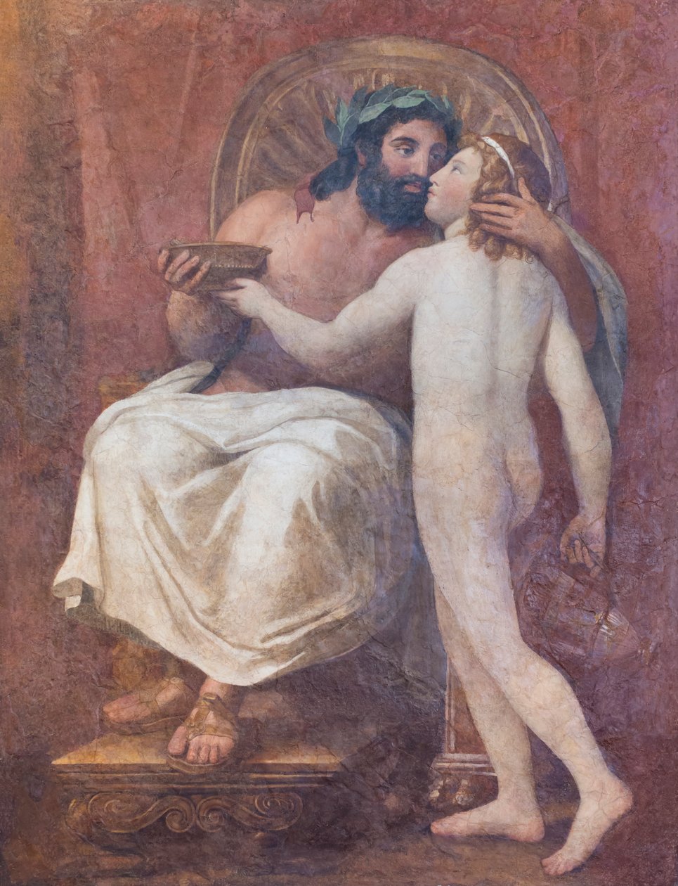 Jupiter en Ganymedes door Anton Raphael Mengs