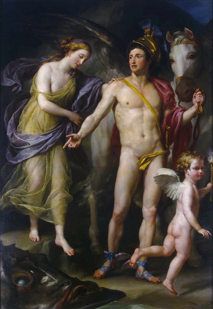 Perseus en Andromeda door Anton Raphael Mengs