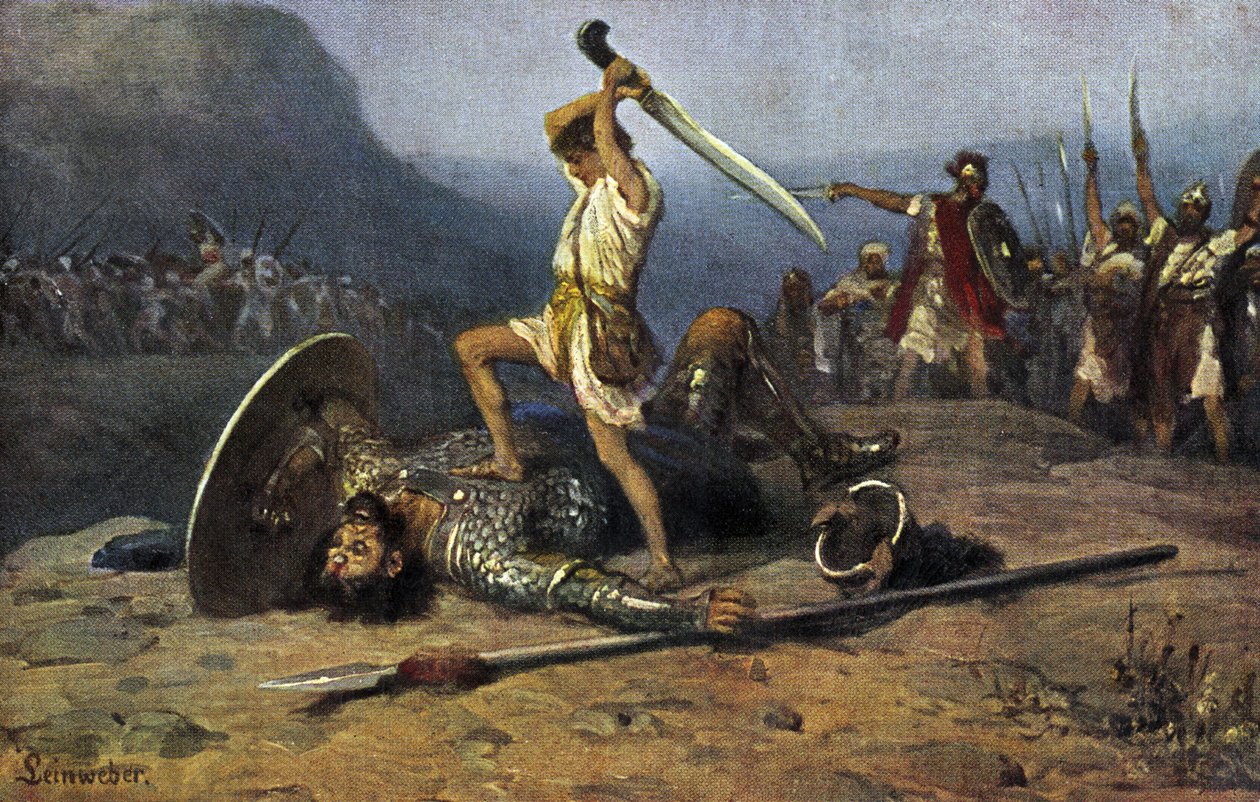 David en Goliath - Bijbel door Anton Robert Leinweber