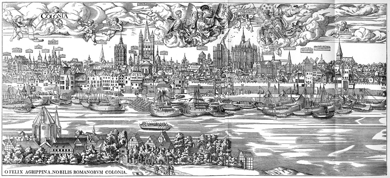 Keulen in 1530 door Anton Woensam