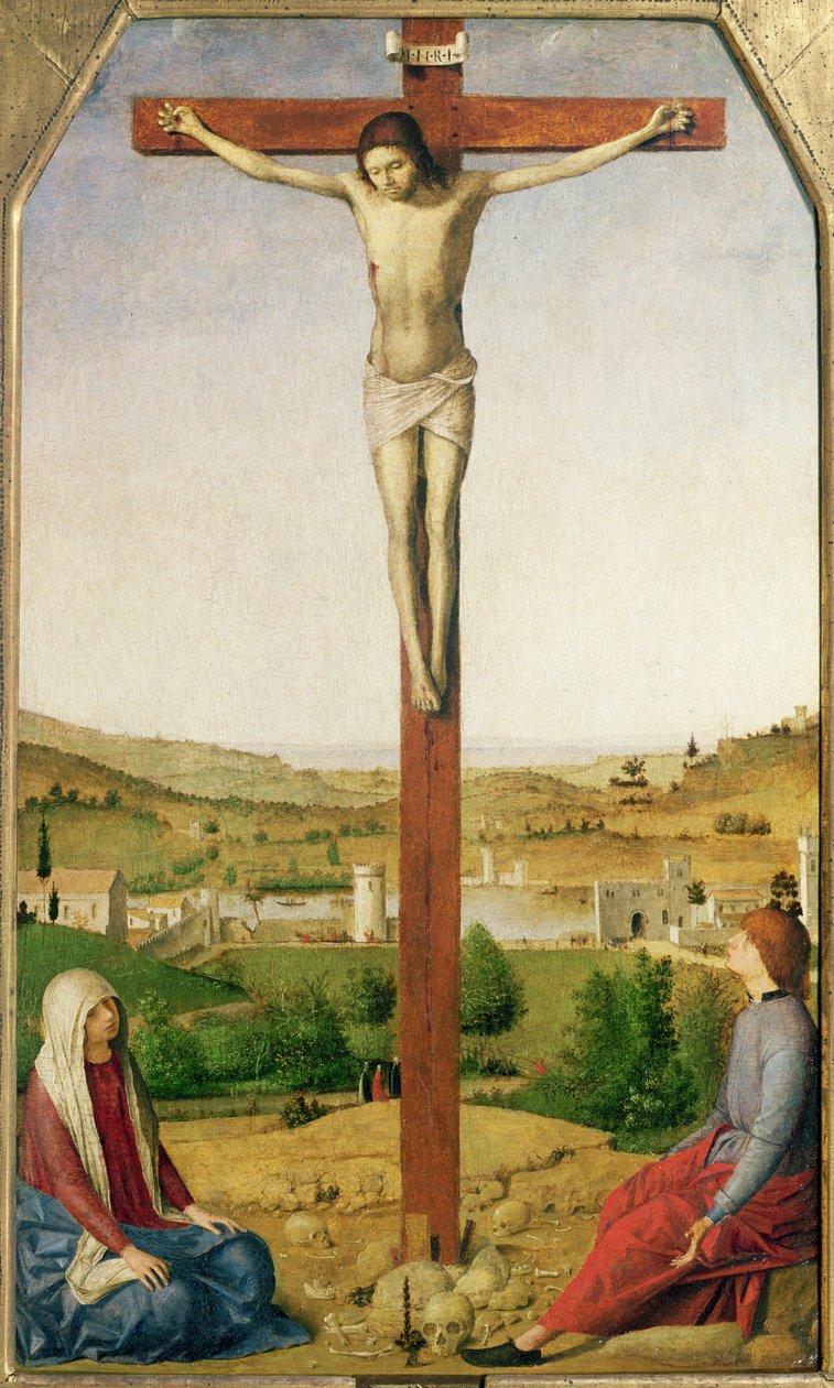 Kruisiging, 1475 door Antonello da Messina