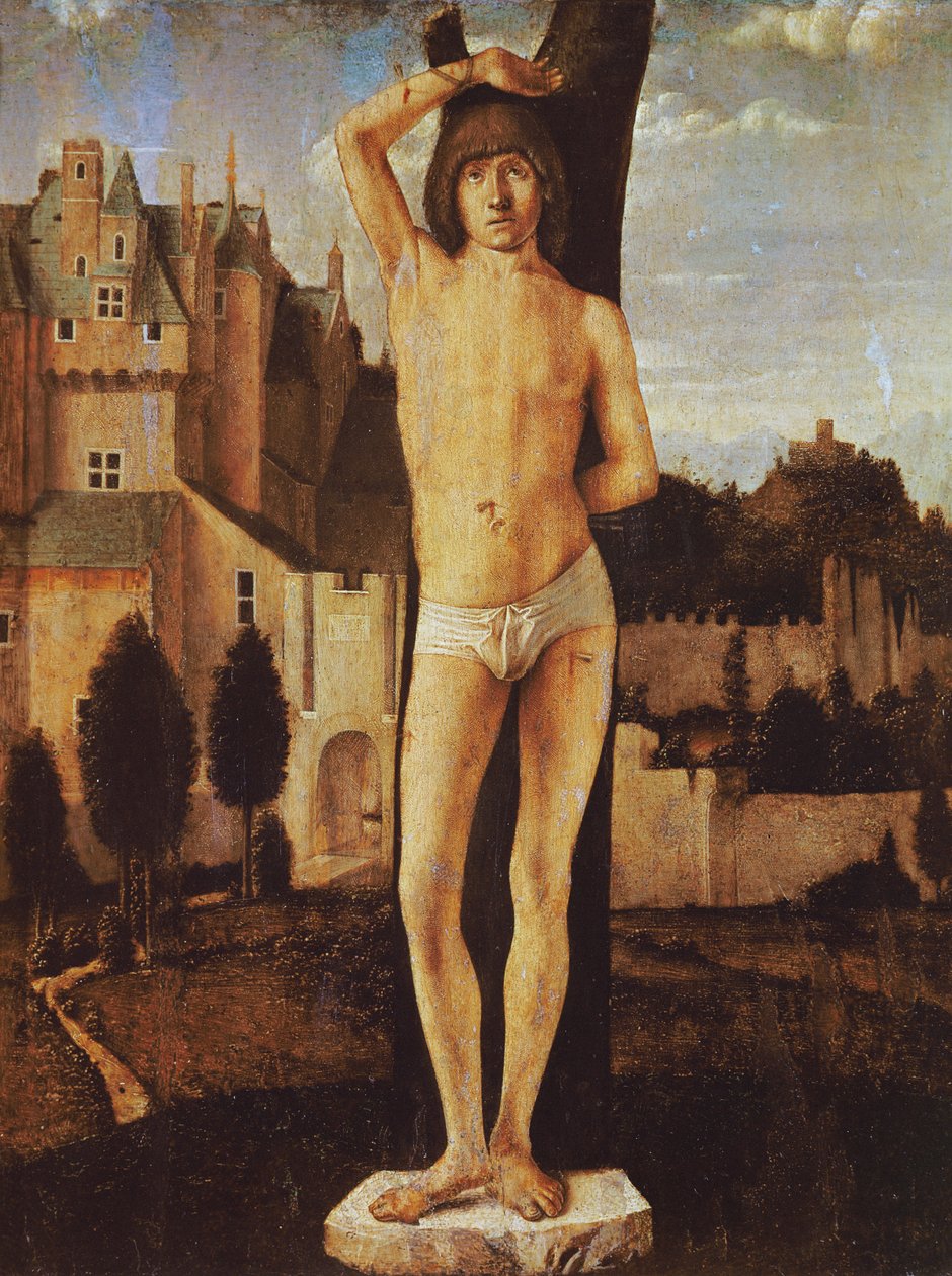 Sint Sebastiaan door Antonello da Messina
