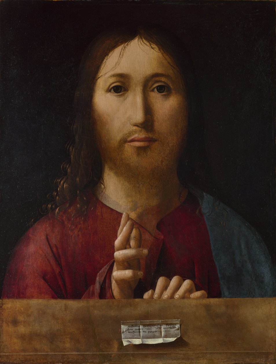 Cristo Salvator Mundi door Antonello da Messina