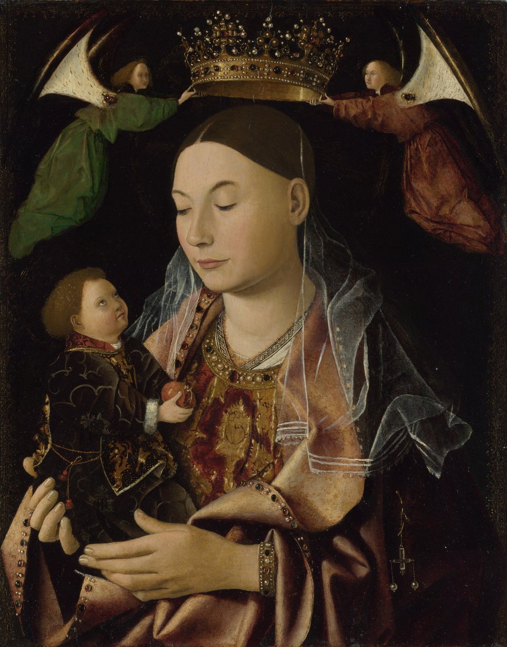 De Maagd en het Kind, ca. 1465 door Antonello da Messina