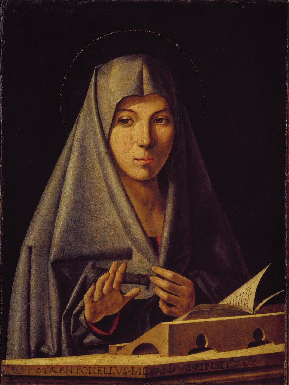 Maagd Annunciate door Antonello da Messina