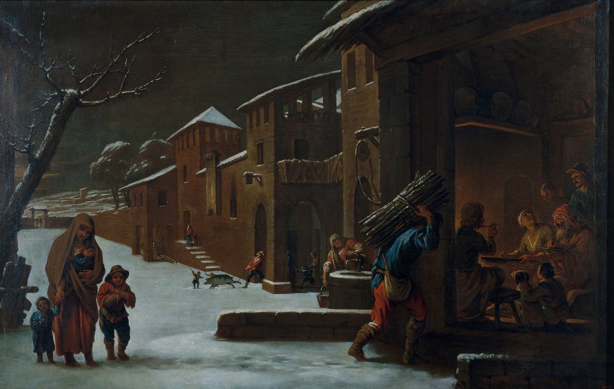 Winter door Antoni Viladomat