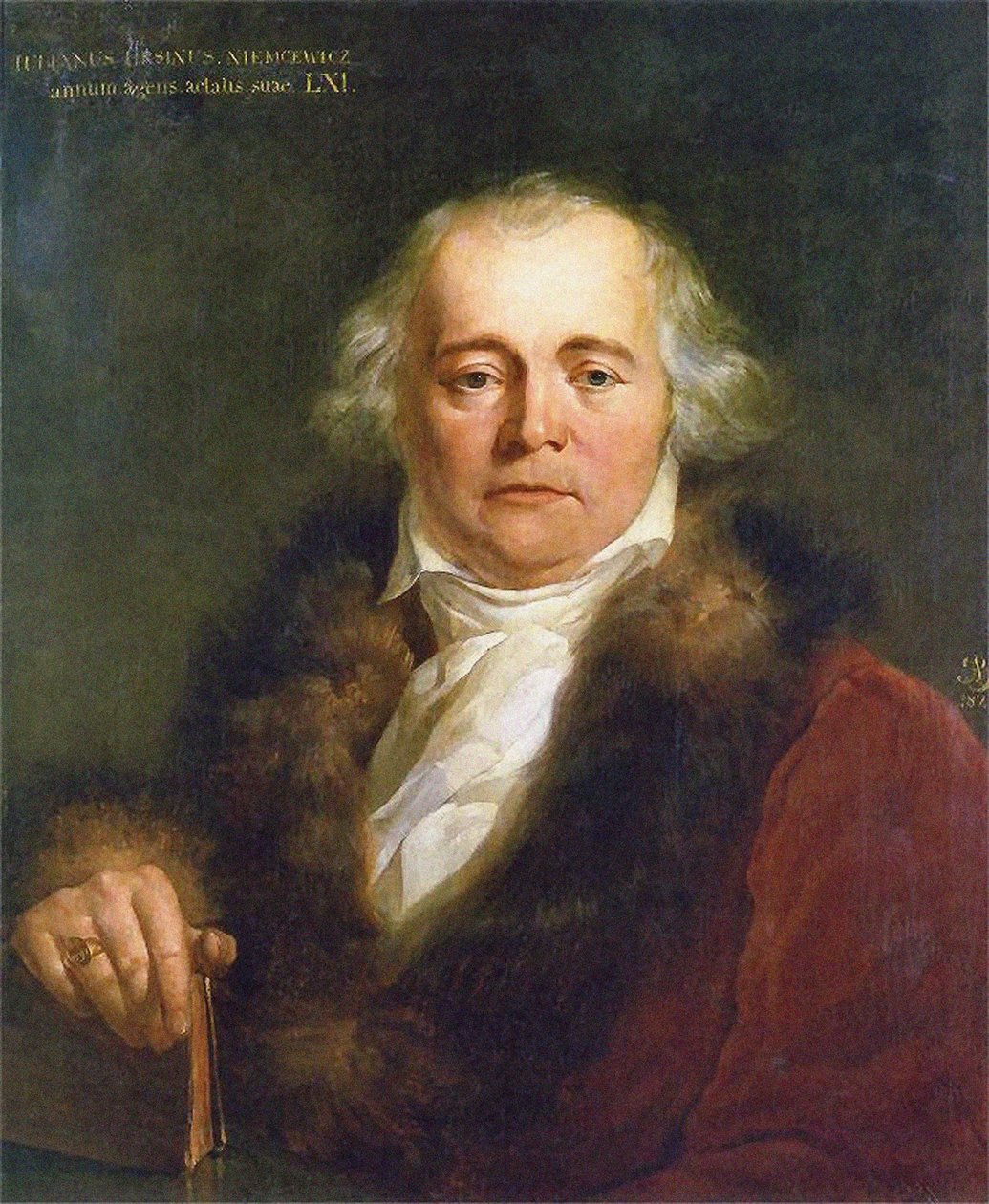 Julian Ursyn Niemcewicz 1757-1841, 1822 door Antoni Brodowski