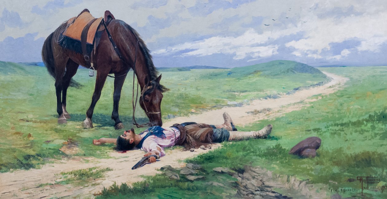 Einde van de romance, 1912 door Antonio Parreiras
