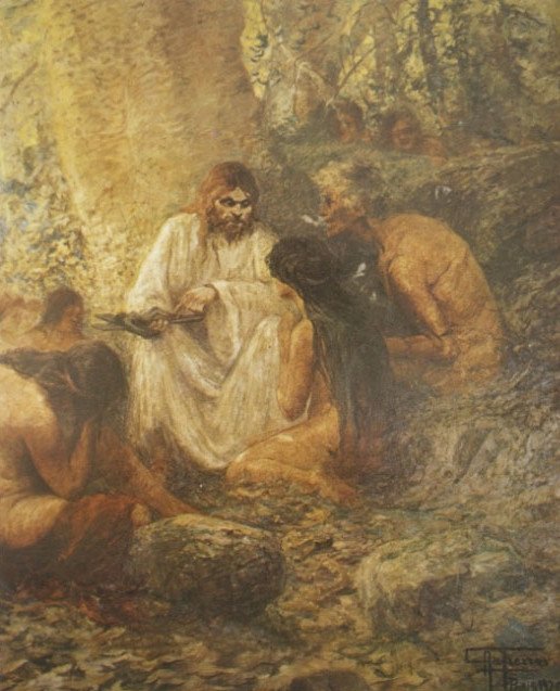 Evangelie in de jungle door Antonio Parreiras