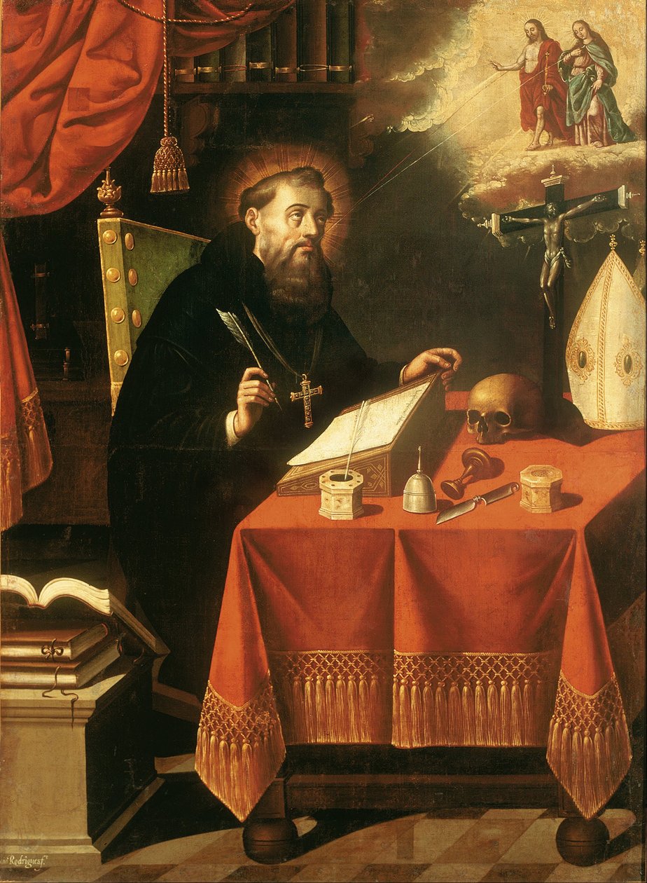 Sint Augustinus door Antonio Rodríguez