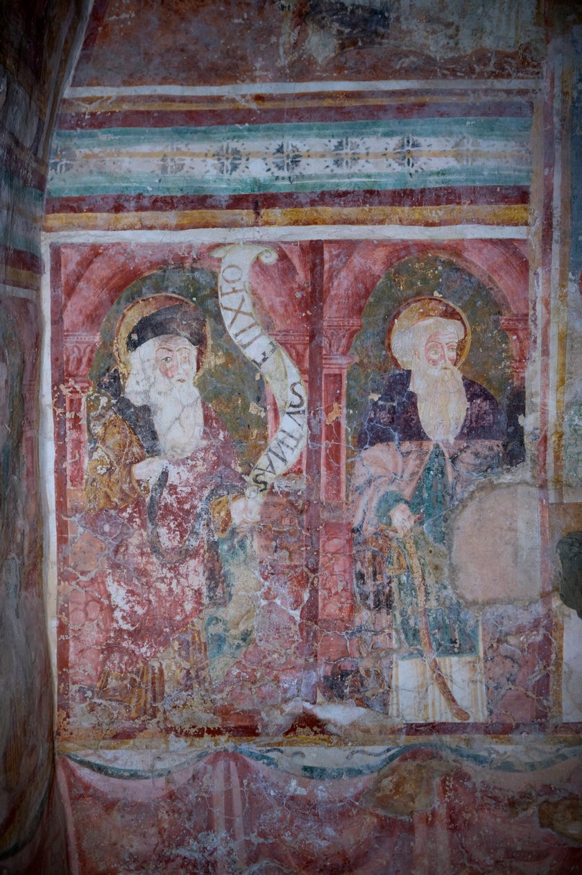 Sint Elias van Jeruzalem en Sint Antonius Abt door Antonio da Padova
