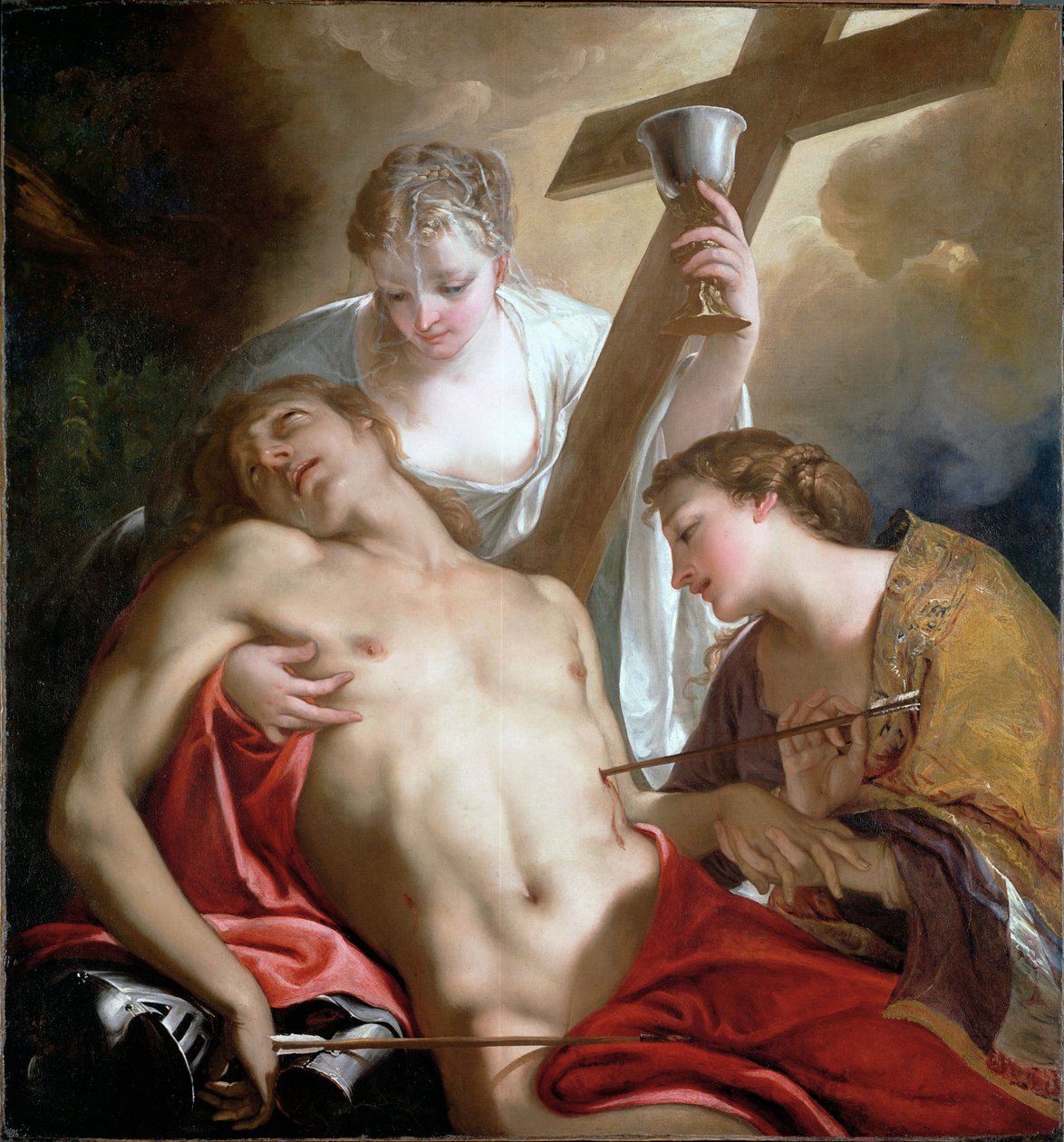 Sint-Sebastiaan door Antonio Bellucci
