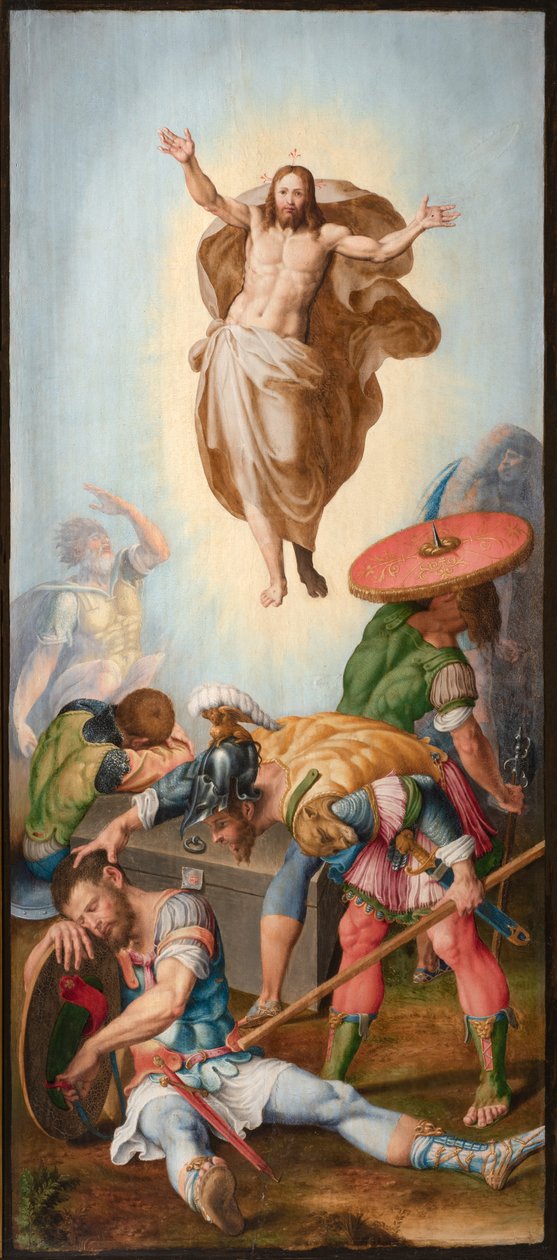 Opstanding van Christus, ca. 1561-69 (olieverf op paneel) door Antonio Campi
