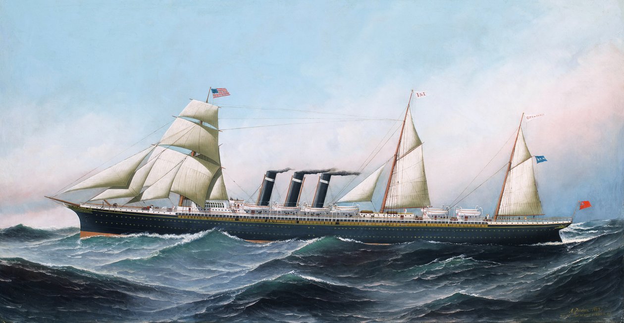 Stad Parijs door Antonio Jacobsen
